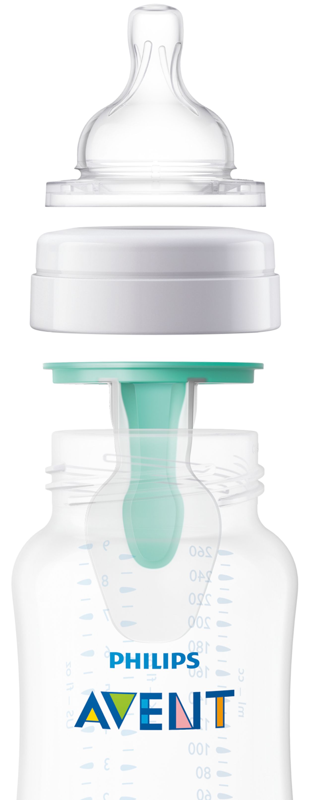 Anti-colic bottle with AirFree vent SCY701/04