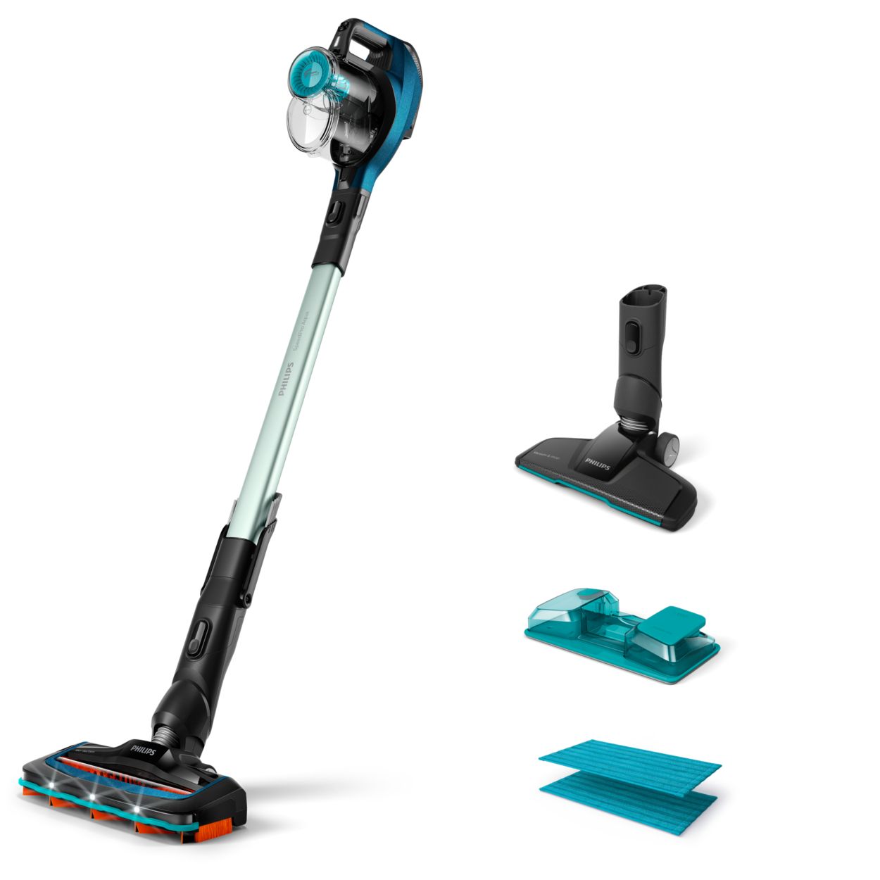 FC6728/01 | Aqua vacuum Stick cleaner Cordless Philips SpeedPro