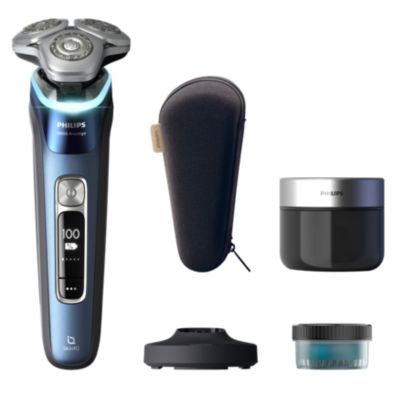 Philips Shaver i9000 Prestige Elektrisch Scheerapparaat Voor Mannen - Met Quick Clean Pod - Blauw - XP9201/30
