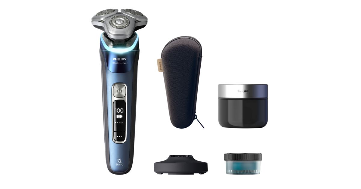 i9000 Prestige Strojček na suché a mokré holenie so SkinIQ XP9201/30 - hlavný produktový obrázok Philips