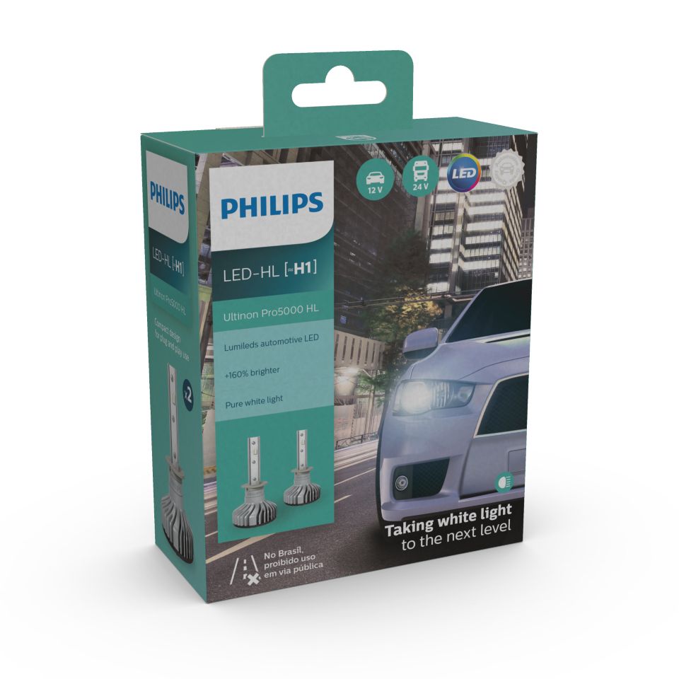 Ultinon Pro5000 HL Bombillas para delanteros de autos 11258U50CWX2/40 | Philips