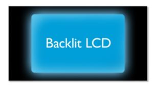 特大 Backlit LCD 顯示，便於在昏暗環境中檢視