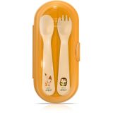 Toddler cutlery set and travel case 12m+