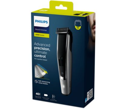 Beardtrimmer 5000 Skægtrimmer med trimmekam til langt skæg&lt;br> BT5502/15 | Philips