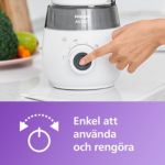 Ångkoka, mixa, tina och värm upp igen