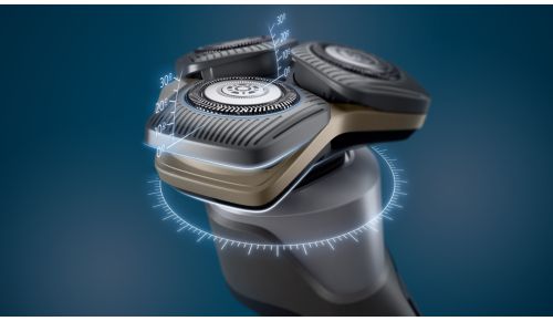 Elastyczne głowice dopasowują się do kształtu twarzy