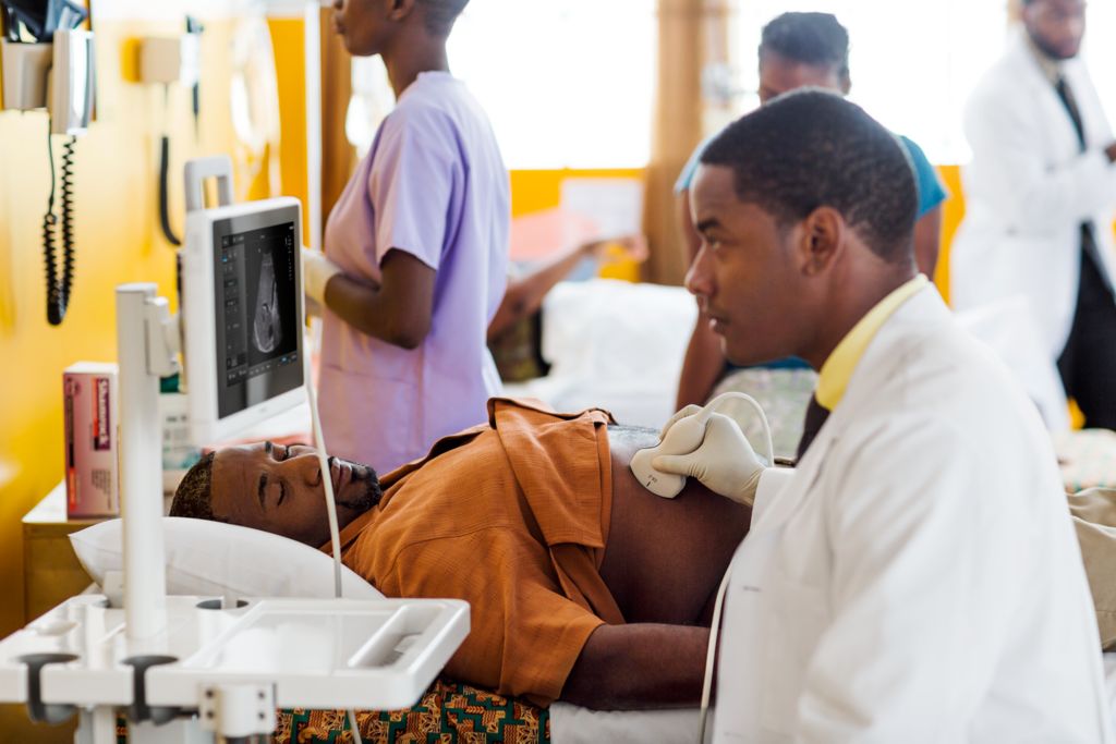 InnoSight ultrasound machine abdominal scanning