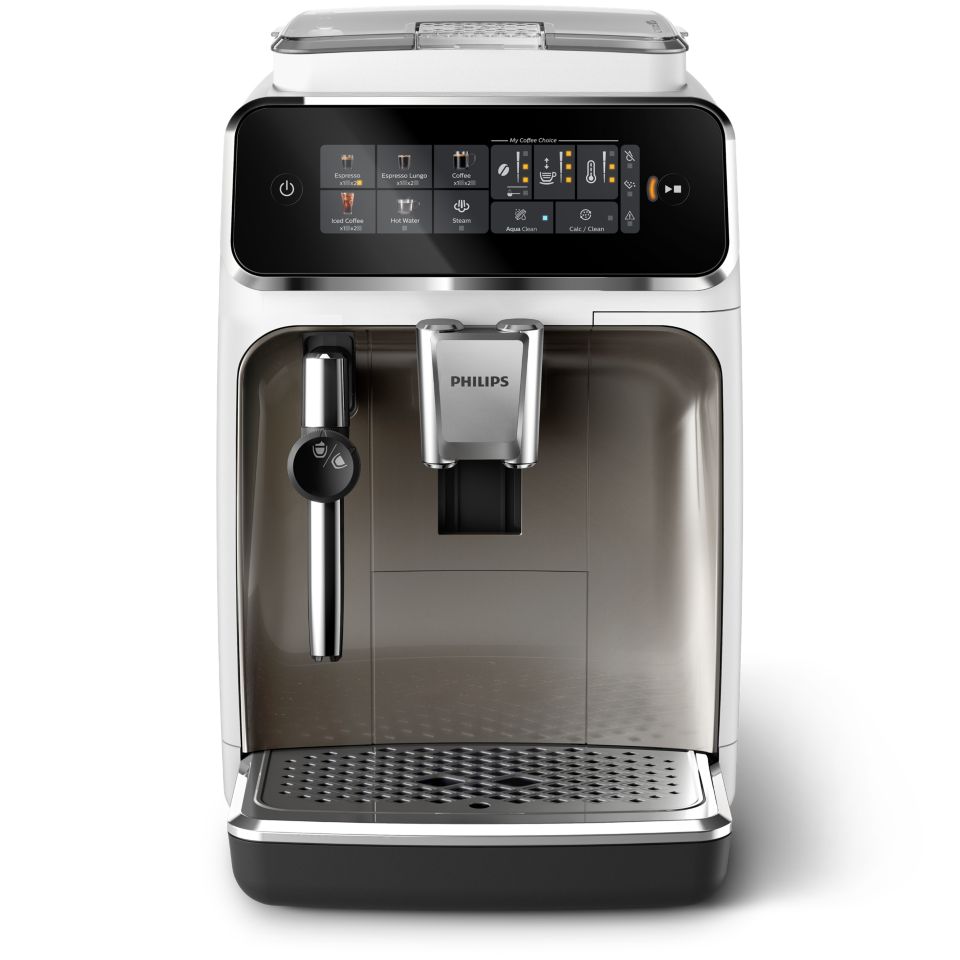 Philips Serie 3300 Cafetera Superautomática - Espumador de leche clásico, 5  tipos de café personalizables, Extracción silenciosa SilentBrew, Display  táctil. Cromo negro (EP3326/90) : : Hogar y cocina