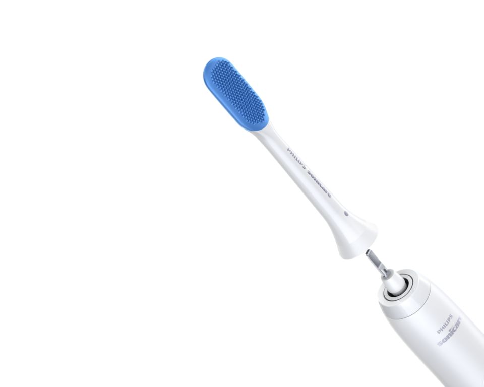 TongueCare+ ソニッケアー 舌磨きブラシヘッド HX8072/01 | Sonicare