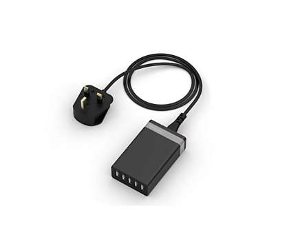 Smart 5 ports USB desktop charger