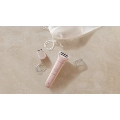 Gentle, clean shave. Even on sensitive areas.
