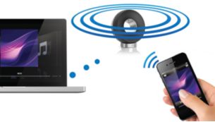 Transferencia de música con la tecnología inalámbrica AirPlay