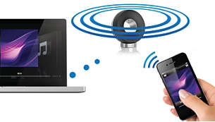 Stream music with AirPlay wireless technology