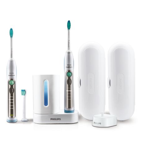 HX6972/34 Philips Sonicare FlexCare+ Twee sonische, elektrische tandenborstels