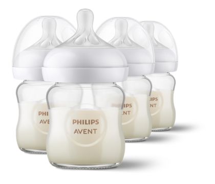 Philips Avent Natural Baby Bottle With Natural Response Nipple Clear 4