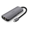 Hub USB-C 3.0 mở rộng đến HUB mini 8 cổng