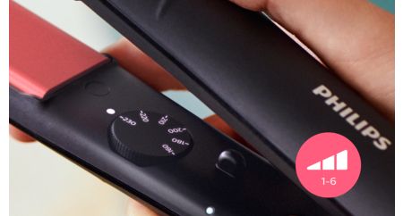 6 temperature settings for better control