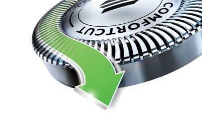 ComfortCut blades glide gently for a smooth, close shave