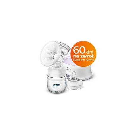 SCF332/01 Philips Avent Pojedynczy laktator elektryczny z serii Natural