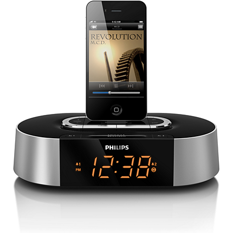 AJ7030D/05  Alarm Clock radio for iPod/iPhone