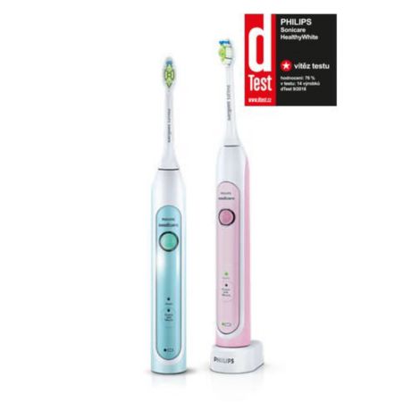 HX6762/35 Philips Sonicare HealthyWhite Sonický elektrický zubní kartáček 2 těla