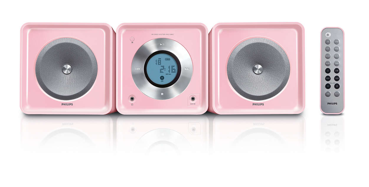 Compact audio system to match your lifestyle