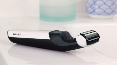 Philips Body Groomer Series 3000 placed on sink