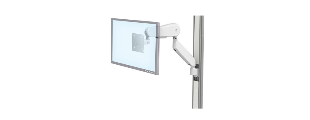 Flat Panel: VHM-25™ with Angled Extension Channel Mount Kit