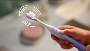 Nettoyage confortable tout en apprenant à se brosser les dents
