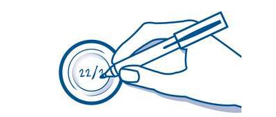 Write date on the disc for storage