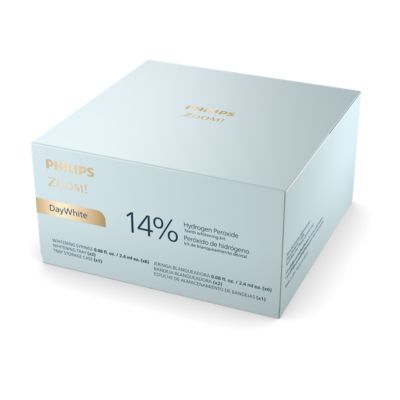 A DayWhite 14% HP whitening kit.