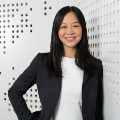 Woman smiling