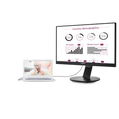 Simplitate cu ecranul de andocare pentru laptop