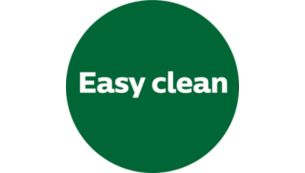 Dedicated "Easy Clean" button for increased convenience