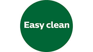 Dedicated "Easy Clean" button for increased convenience