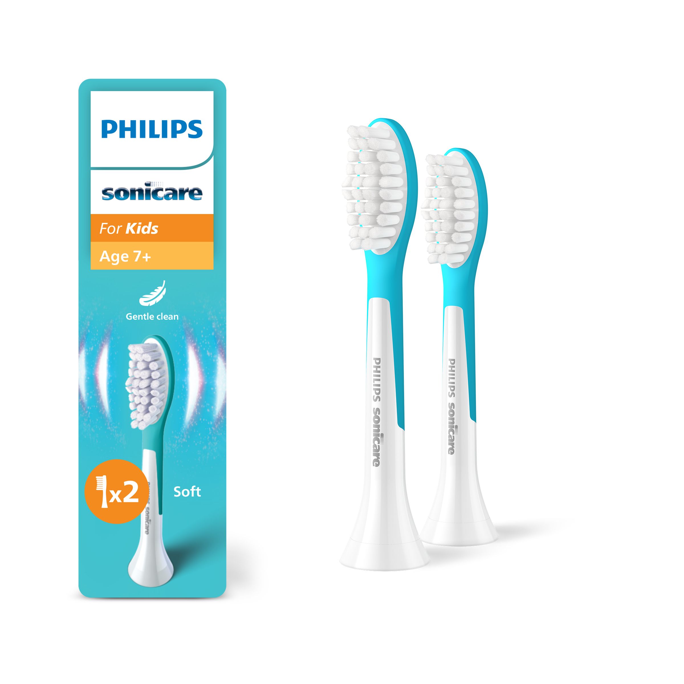 Sonicare Philips For Kids - Balení 2 ks Hlavic Kartáčku - HX6042/90