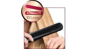 Long plates for fast and easy straightening