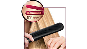 Piastre lunghe per lisciare i capelli in modo semplice e veloce