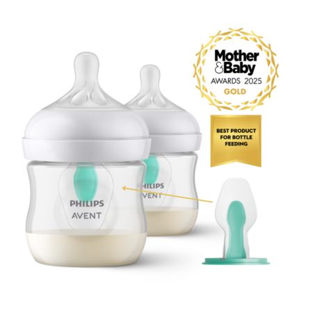 SCY670/02 Philips Avent Natural Response Bottle Air Free Vent 125ml, flow 2 teat, 2 pieces