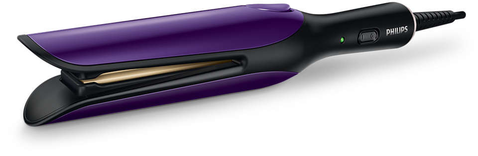 Easily straightens and creates waves