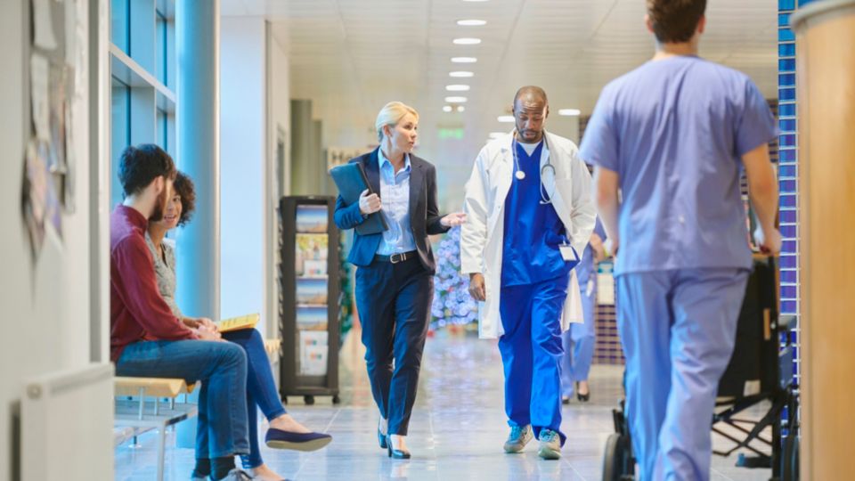 Doctor checking patient