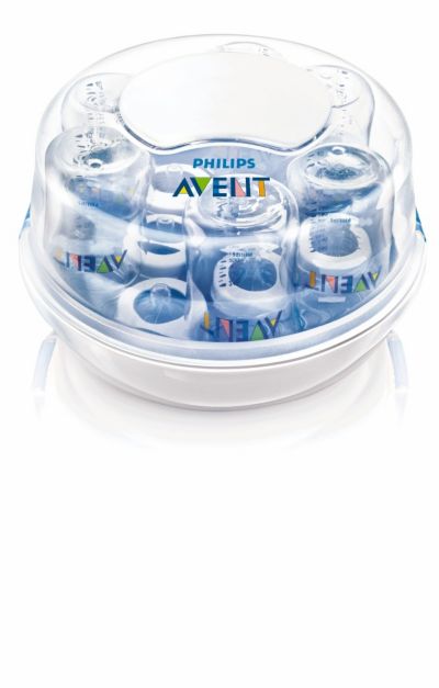 Esterilizador a vapor para microondas