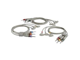 Complete Lead Set Diagnostic ECG Patient Cables and Leads