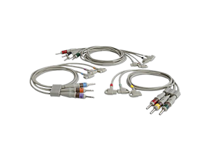 Complete Lead Set Diagnostic ECG Patient Cables and Leads