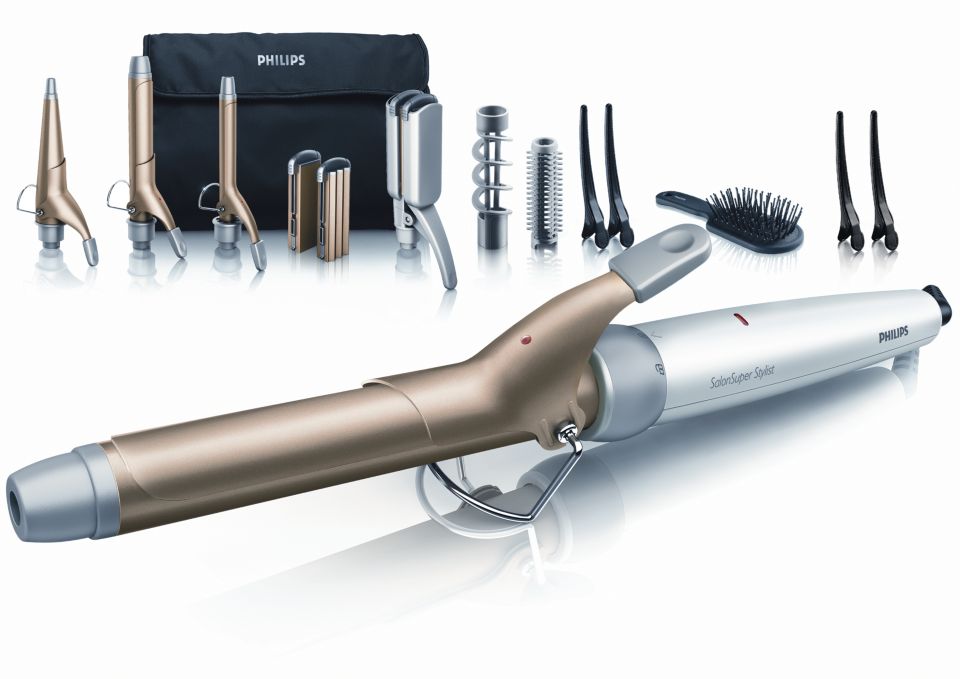 Philips hair clearance curler with straightener