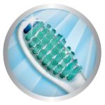 Kills 99%* of bacteria on your brush head