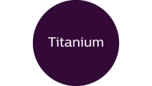 Valec s obsahom titánu pre perfektné výsledky