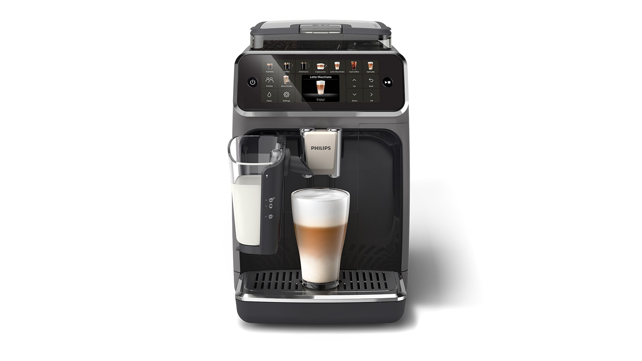Series 5500 EP5544/50 coffee machine with LatteGo milk system