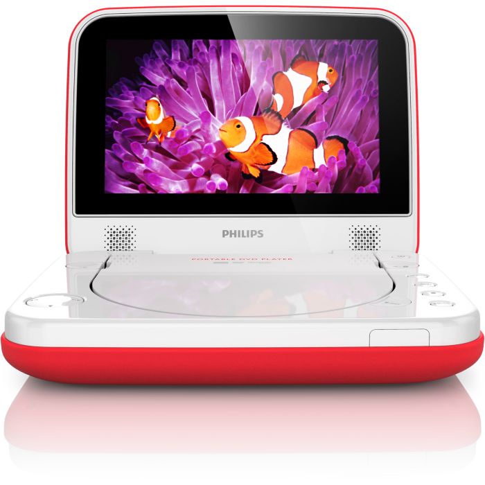 Spill resistant portable DVD