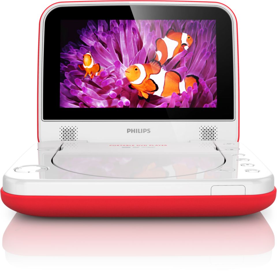 Spill resistant portable DVD